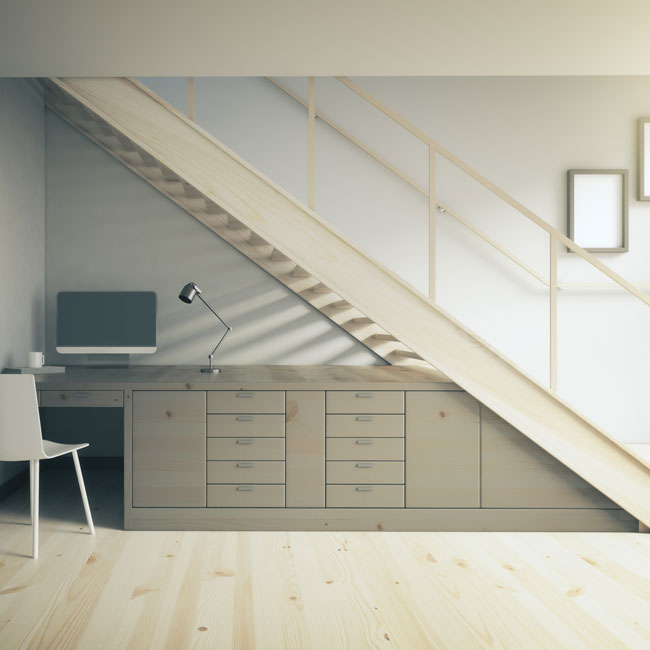 Under-Stairs-Desking Slider